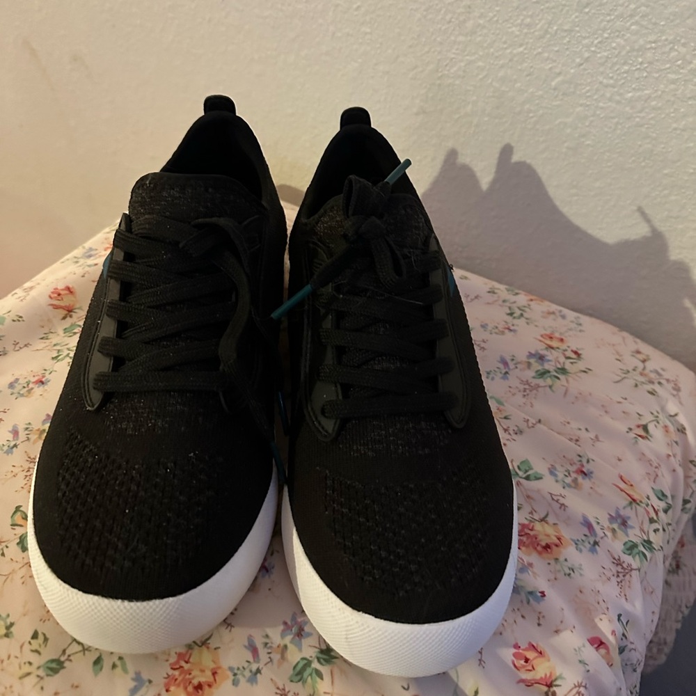 Vessi Black and White Women's Weekend Sneakers